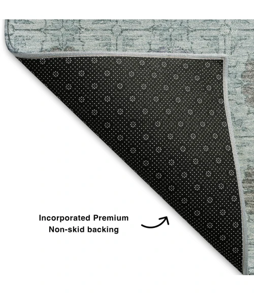 Addison Mayfield Teal AMF1855 8ft. x 10ft. Rect. Rug