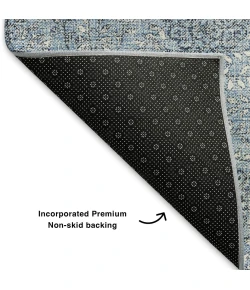 Addison Mayfield Blue AMF1856 - 8ft. Round Rug