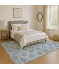 Addison Mayfield Blue AMF1856 - 8ft. Round Rug