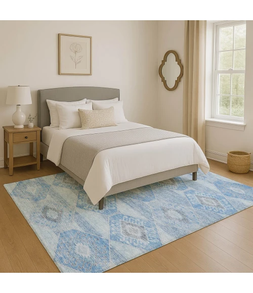 Addison Mayfield Blue AMF1857 2ft. 3in. x 7ft. 6in. Rect. Rug