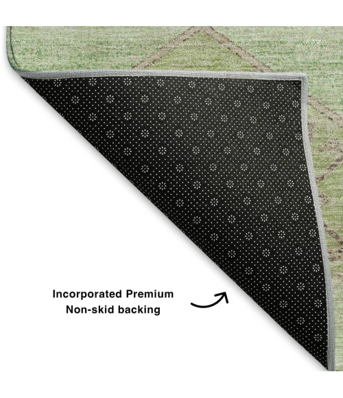 Addison Mayfield Green AMF1857 2ft. 3in. x 7ft. 6in. Rect. Rug