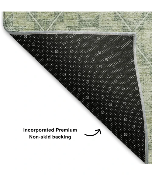 Addison Mayfield Green AMF1858 2ft. 3in. x 7ft. 6in. Rect. Rug