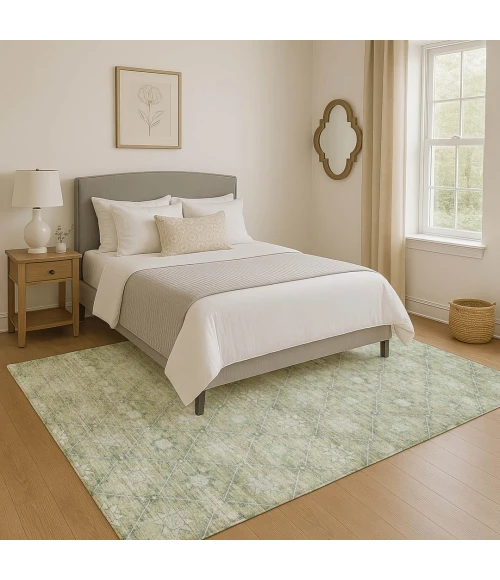 Addison Mayfield Green AMF1858 2ft. 3in. x 7ft. 6in. Rect. Rug