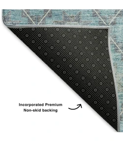 Addison Mayfield Teal AMF1858 9ft. x 12ft. Rect. Rug