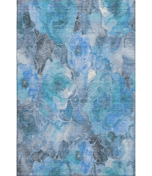 Addison Mayfield Blue AMF1859 - 8ft. Round Rug