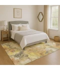 Addison Mayfield Gold AMF1859 - 8ft. Round Rug
