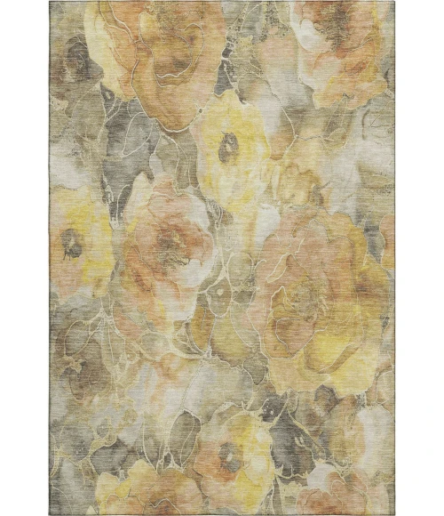 Addison Mayfield Gold AMF1859 - 8ft. Round Rug