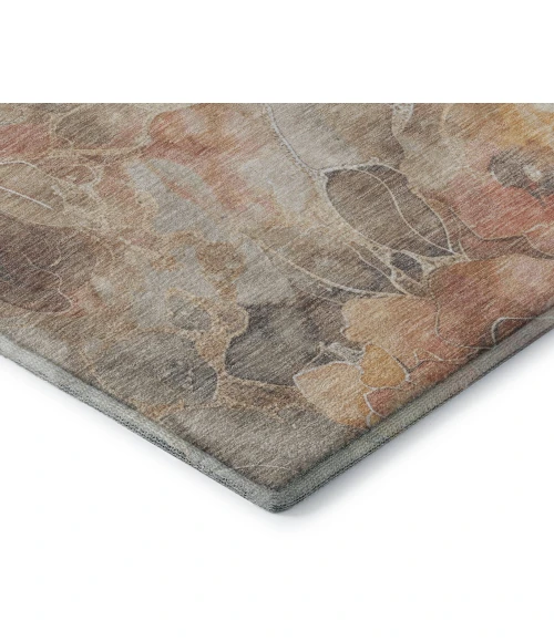 Addison Mayfield Orange AMF1859 - 8ft. Round Rug