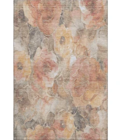 Addison Mayfield Orange AMF1859 - 8ft. Round Rug