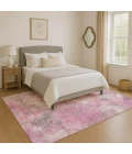 Addison Mayfield Pink AMF1859 - 8ft. Round Rug