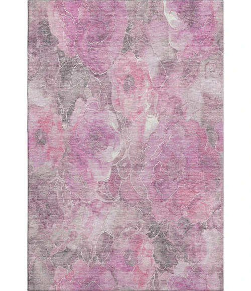 Addison Mayfield Pink AMF1859 - 8ft. Round Rug