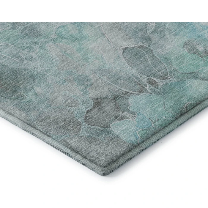 Addison Mayfield Teal AMF1859 - 8ft. Round Rug