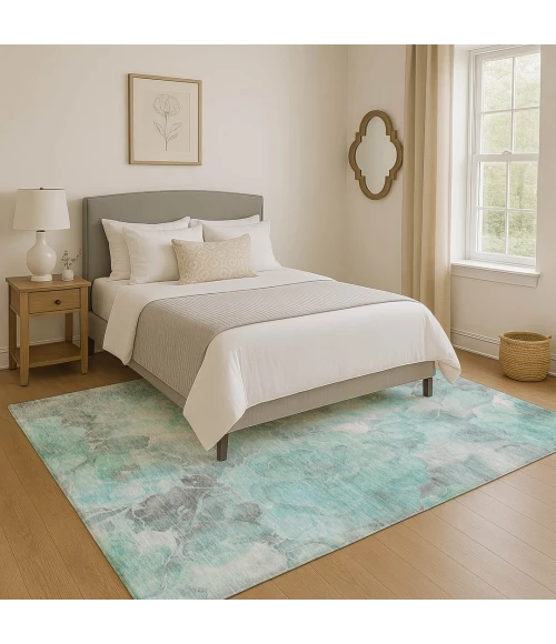 Addison Mayfield Teal AMF1859 5ft. x 7ft. 6in. Rect. Rug