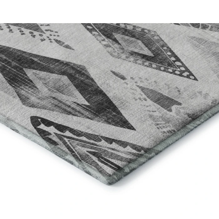 Addison Mayfield Gray AMF1861 - 8ft. Round Rug