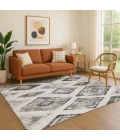 Addison Mayfield Gray AMF1861 - 8ft. Round Rug