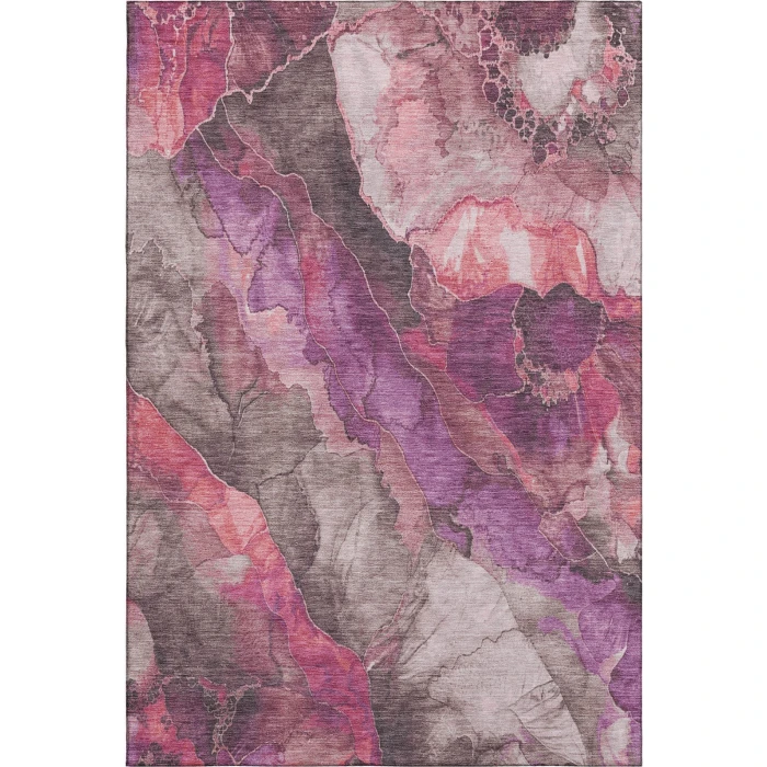 Addison Mayfield Pink AMF1864 - 8ft. Round Rug