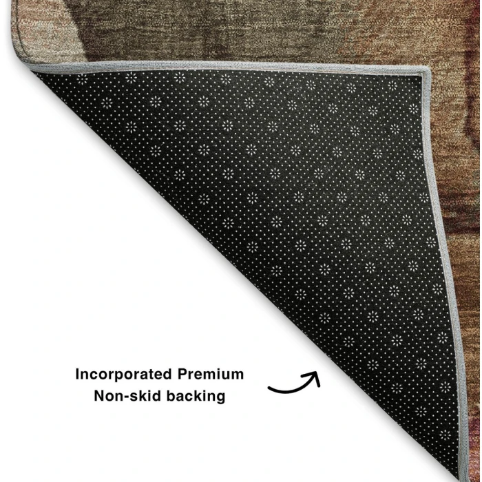 Addison Mayfield Brown AMF1864 - 8ft. Round Rug