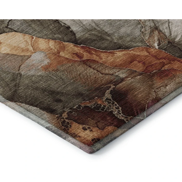 Addison Mayfield Brown AMF1864 - 8ft. Round Rug