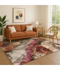Addison Mayfield Brown AMF1864 - 8ft. Round Rug
