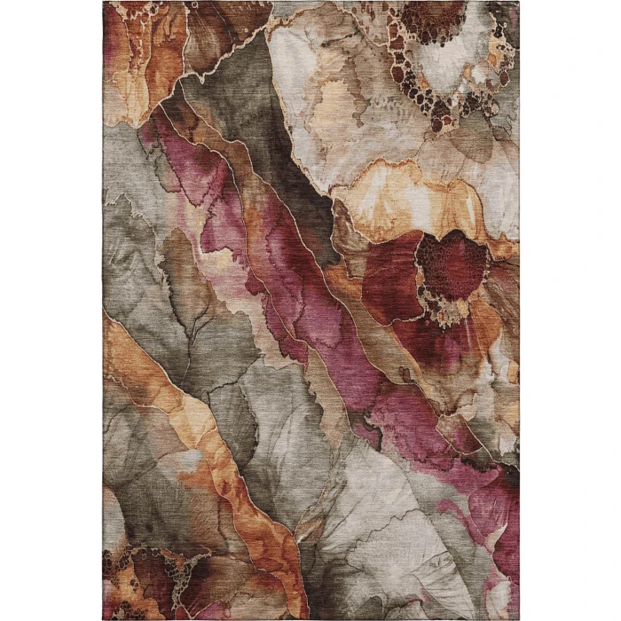 Addison Mayfield Brown AMF1864 - 8ft. Round Rug
