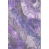 Addison Mayfield Purple AMF1864 - 8ft. Round Rug