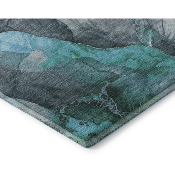 Addison Mayfield Teal AMF1864 - 8ft. Round Rug