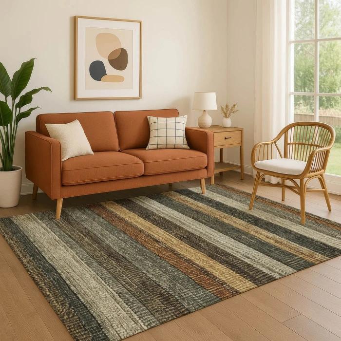 Addison Mayfield Brown AMF1865 8ft. x 10ft. Rect. Rug