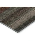 Addison Mayfield Orange AMF1865 - 8ft. Round Rug