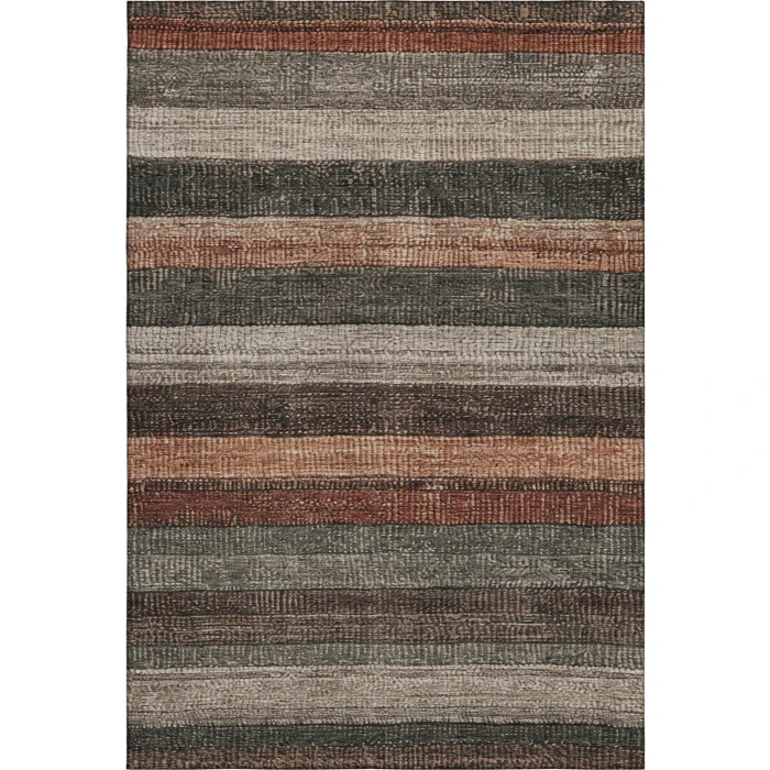 Addison Mayfield Orange AMF1865 - 8ft. Round Rug