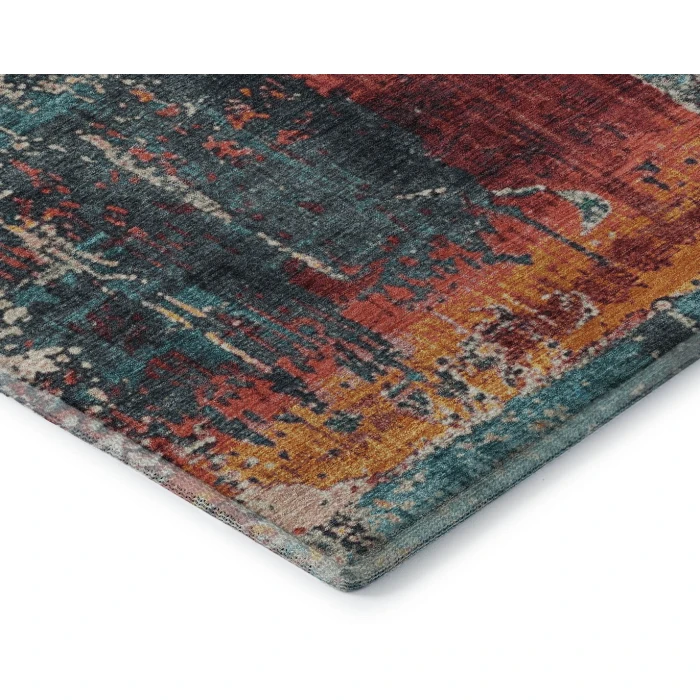 Addison Mayfield Teal AMF1866 5ft. x 7ft. 6in. Rect. Rug