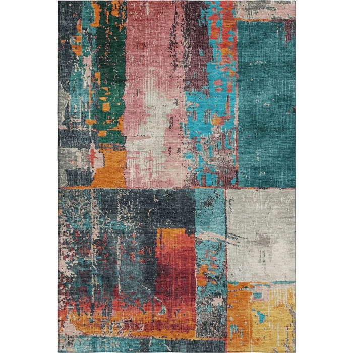 Addison Mayfield Teal AMF1866 5ft. x 7ft. 6in. Rect. Rug