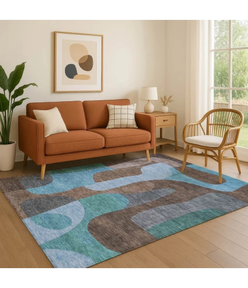 Addison Mayfield Brown AMF1867 8ft. x 10ft. Rect. Rug