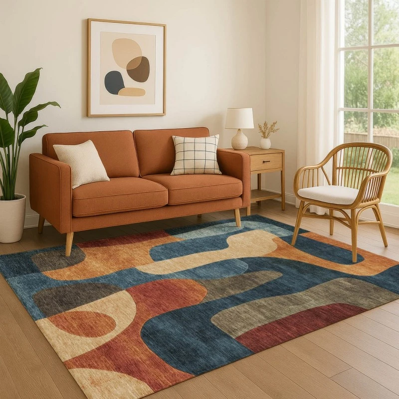Addison Mayfield Blue AMF1867 2ft. 3in. x 7ft. 6in. Rect. Rug