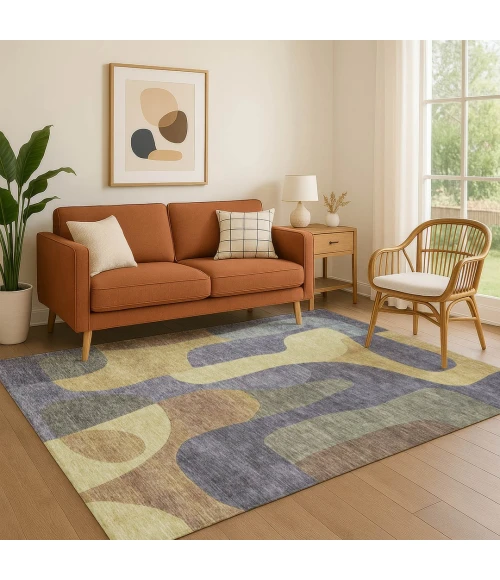 Addison Mayfield Purple AMF1867 8ft. x 10ft. Rect. Rug
