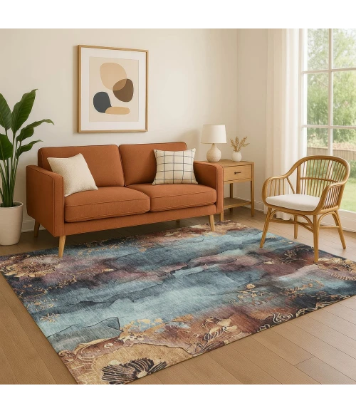 Addison Mayfield Blue AMF1869 8ft. x 10ft. Rect. Rug