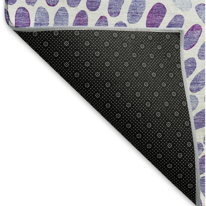 Addison Mayfield Purple AMF186 - 8ft. Round Rug