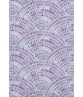 Addison Mayfield Purple AMF186 - 8ft. Round Rug