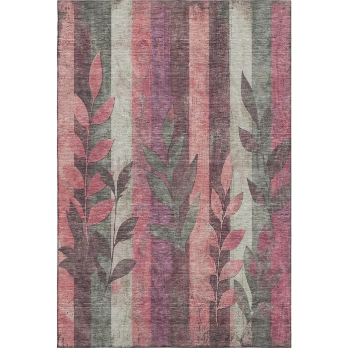 Addison Mayfield Pink AMF1871 - 8ft. Round Rug