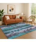 Addison Mayfield Blue AMF1871 2ft. 3in. x 7ft. 6in. Rect. Rug