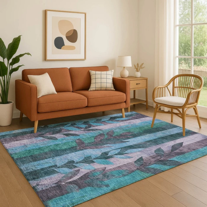 Addison Mayfield Blue AMF1871 2ft. 3in. x 7ft. 6in. Rect. Rug