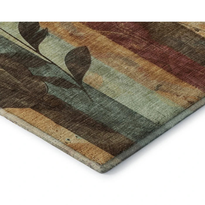 Addison Mayfield Gold AMF1871 - 8ft. Round Rug