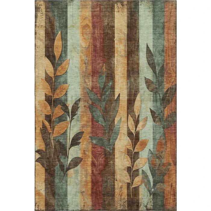 Addison Mayfield Gold AMF1871 - 8ft. Round Rug