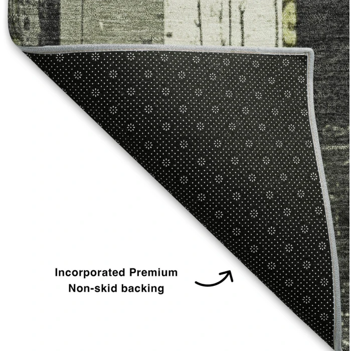 Addison Mayfield Green AMF1872 - 8ft. Round Rug