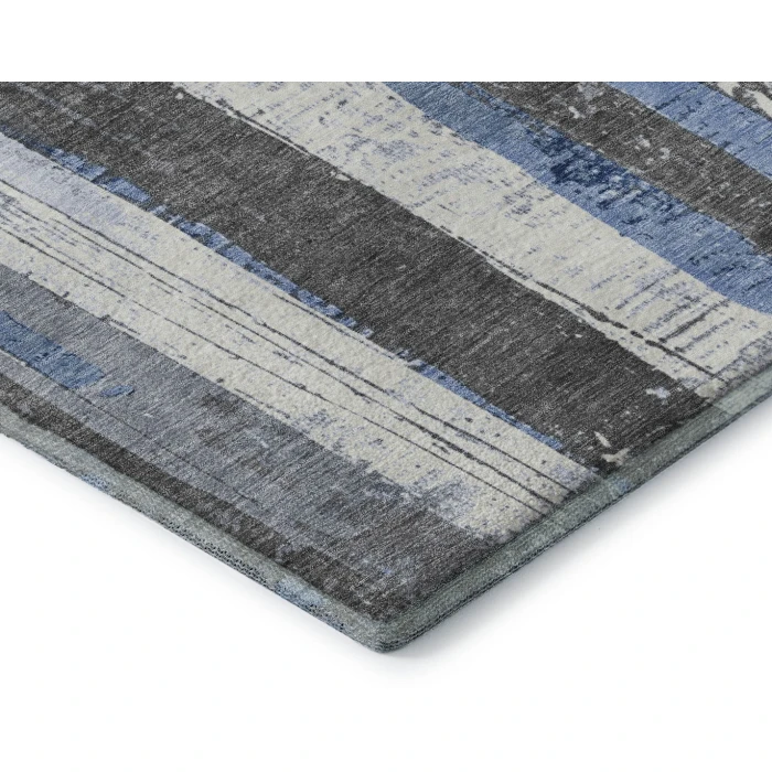 Addison Mayfield Blue AMF1872 - 8ft. Round Rug