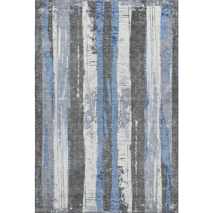 Addison Mayfield Blue AMF1872 - 8ft. Round Rug