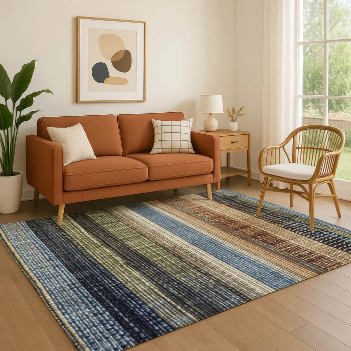 Addison Mayfield Blue AMF1873 9ft. x 12ft. Rect. Rug