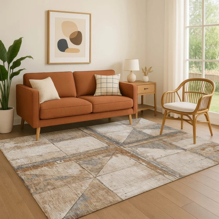 Addison Mayfield Orange AMF1876 5ft. x 7ft. 6in. Rect. Rug