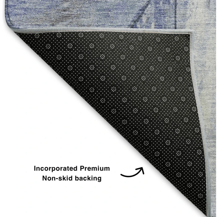Addison Mayfield Blue AMF1876 - 8ft. Round Rug