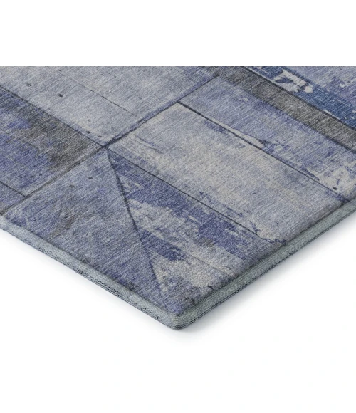 Addison Mayfield Blue AMF1876 - 8ft. Round Rug