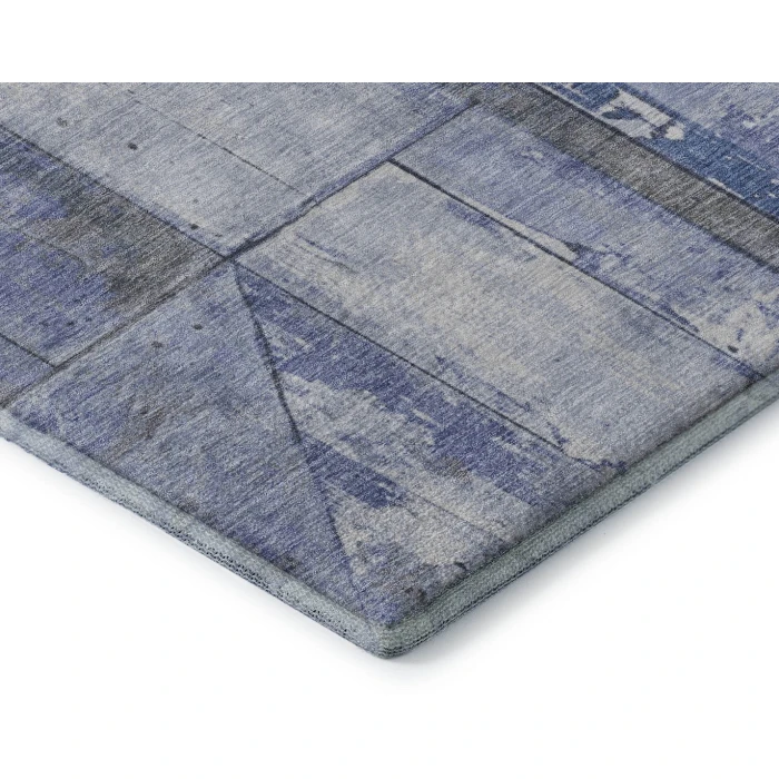 Addison Mayfield Blue AMF1876 - 8ft. Round Rug